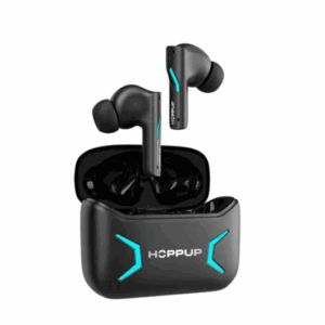 Hoppup Predator Xo1 Gaming Earbuds with 50H Playtime,13MM Drivers,40MS Low Latency,ENC Bluetooth Headset (Black, True Wireless)