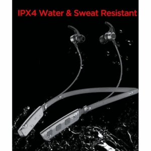 Neckband True Wireless Bluetooth Earphones with 8 Hours Playtime & Compatible for all Smartphones (Black)